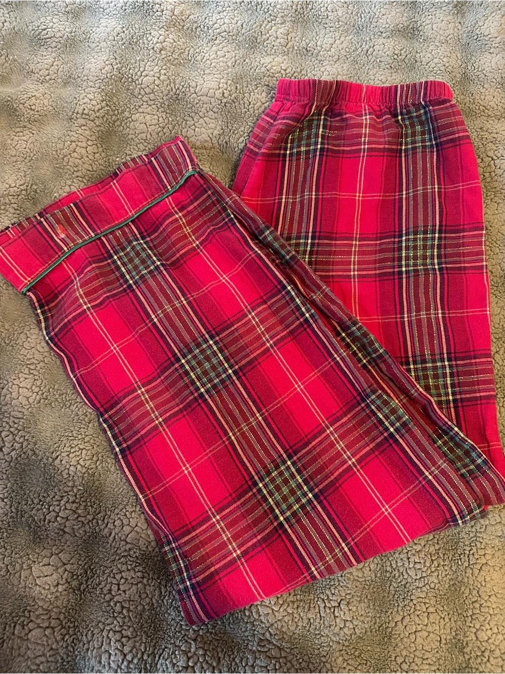 Women's Red Plaid Pajama Pants - Cozy Sleepwear